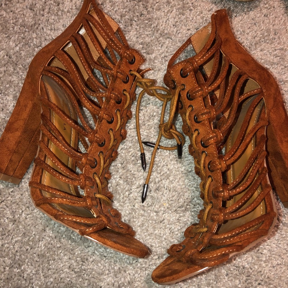High heel sandals